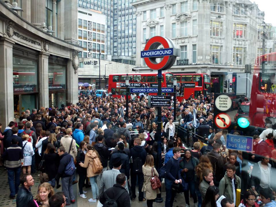 Busy London - the button