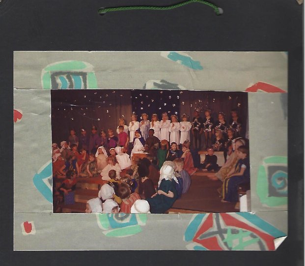 December 12, 1991 - Christmas Nativity Play. I played Joseph