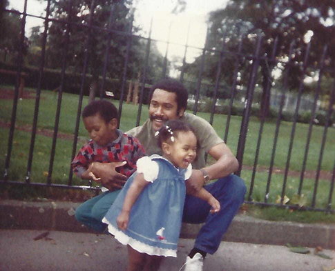 My father, sister, and I 