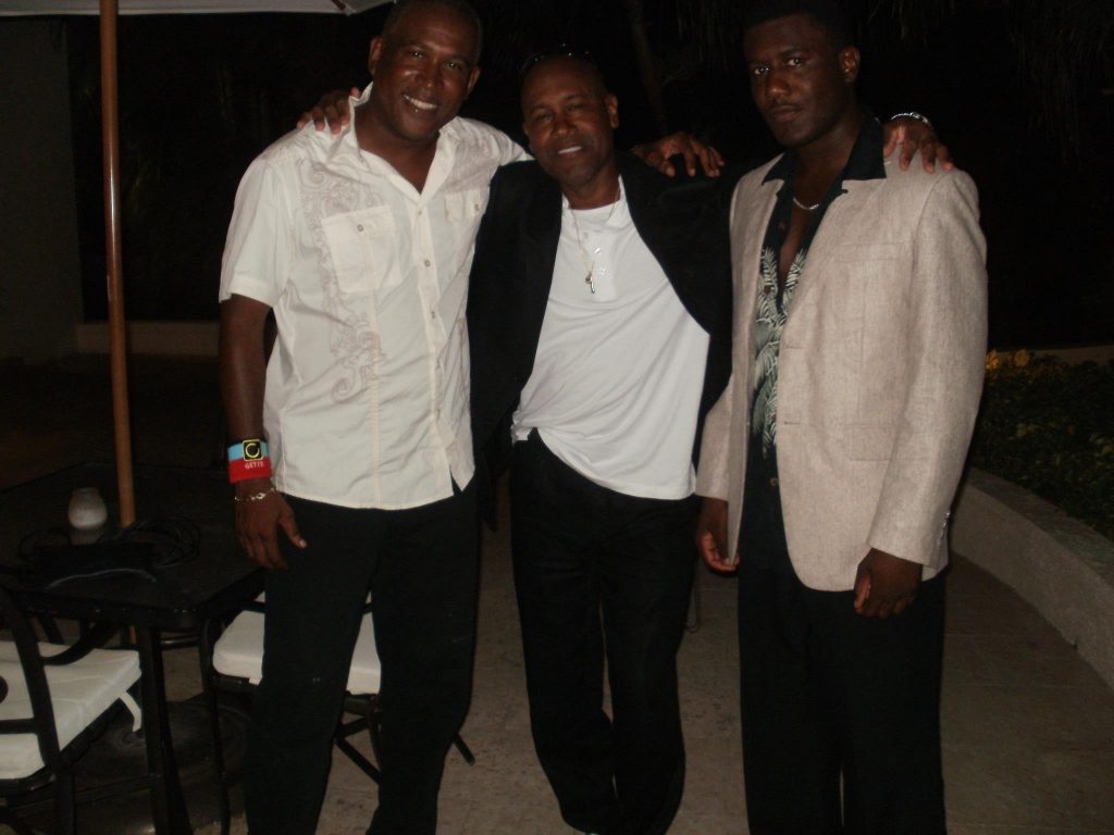 My dad, his cousin, and I in Antigua - August 2010